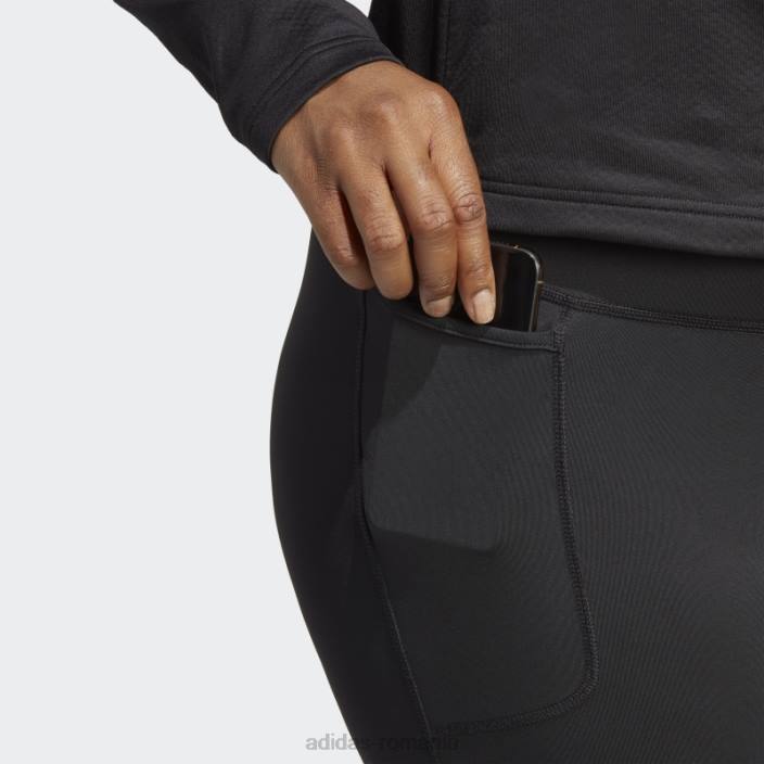 Adidas leggings terrex multi (plus marime) negri femei negru 2JBN10159