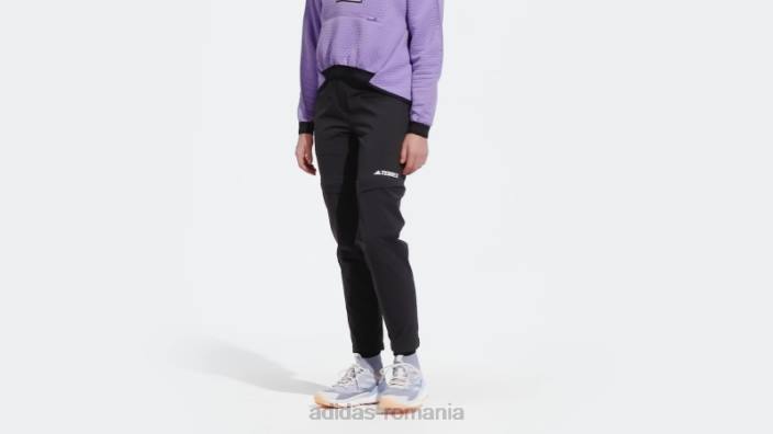 Adidas negru terrex utilitas drumeții pantaloni de trening cu fermoar fierbinte femei negru 2JBN16695