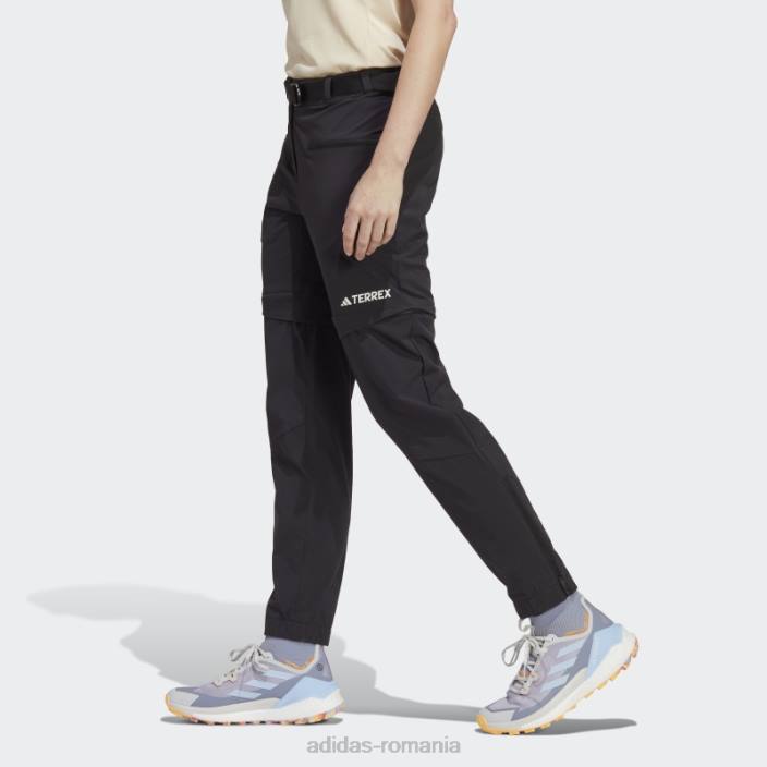 Adidas negru terrex utilitas drumeții pantaloni de trening cu fermoar fierbinte femei negru 2JBN16695
