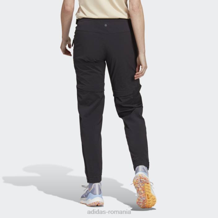 Adidas negru terrex utilitas drumeții pantaloni de trening cu fermoar fierbinte femei negru 2JBN16695