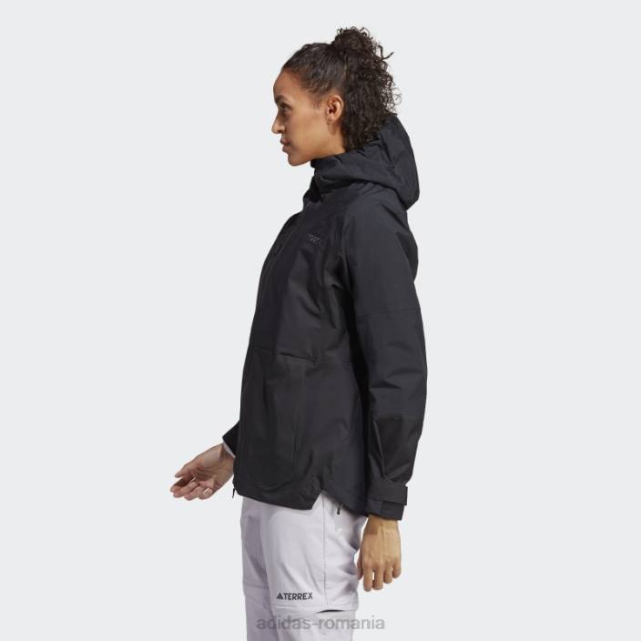 Adidas negru terrex xploric rain.rdy geacă de drumeție femei negru 2JBN17056