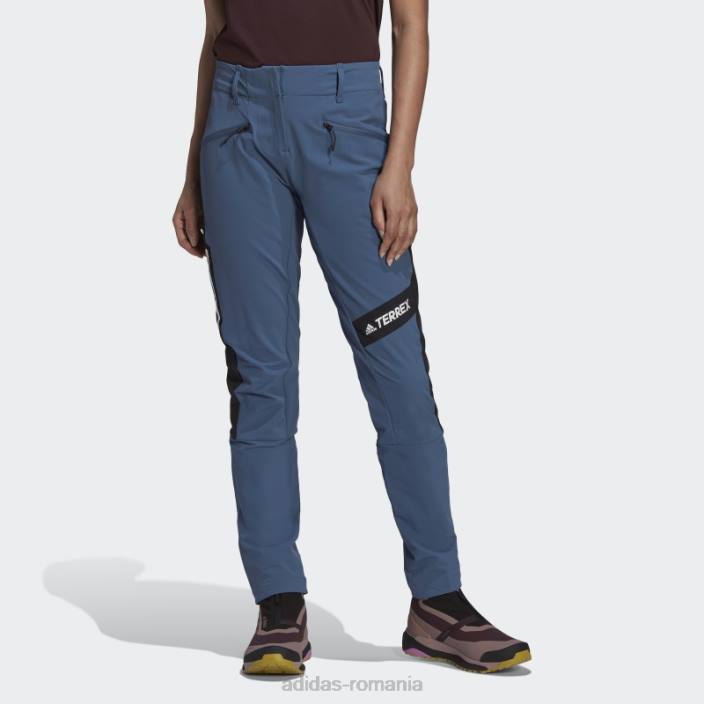 Adidas pantaloni de alpinism din oțel techrock femei oţel 2JBN17309