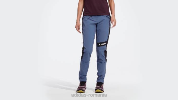 Adidas pantaloni de alpinism din oțel techrock femei oţel 2JBN17309