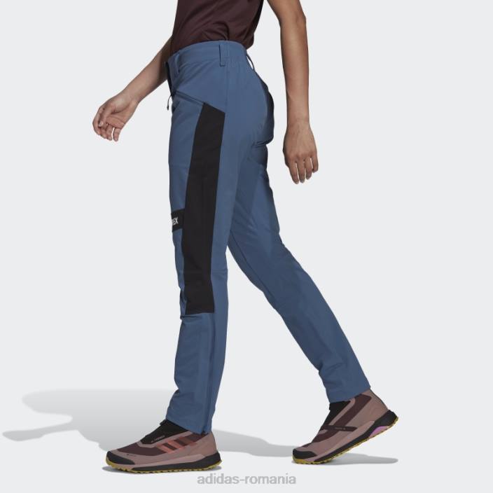 Adidas pantaloni de alpinism din oțel techrock femei oţel 2JBN17309
