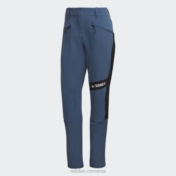 Adidas pantaloni de alpinism din oțel techrock femei oţel 2JBN17309