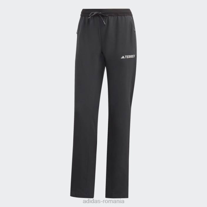 Adidas pantaloni de drumeție terrex liteflex negri adidas femei negru 2JBN2328