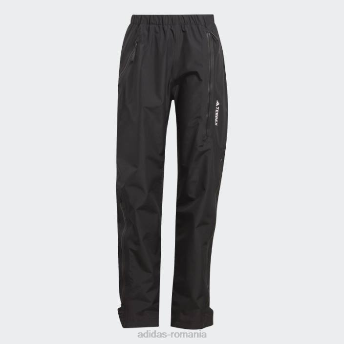 Adidas pantaloni de trening de ploaie terrex gore-tex paclite negru femei negru 2JBN17093