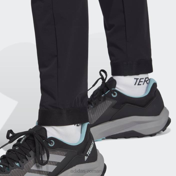Adidas pantaloni de trening terrex agravic hybrid trail-running negru femei gri inchis 2JBN17059