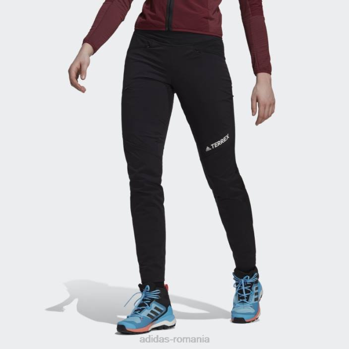 Adidas pantaloni negri de alpinism techrock femei negru 2JBN17267
