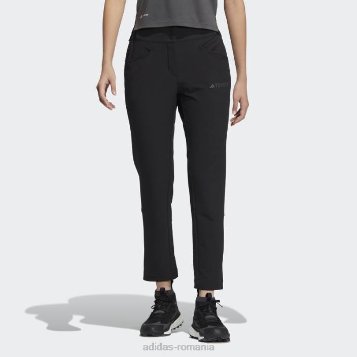 Adidas pantaloni negri utilitas soft shell femei negru 2JBN17207