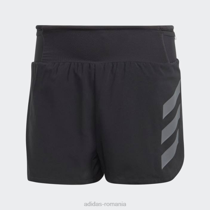 Adidas pantaloni scurți de alergare terrex agravic negru femei negru 2JBN17095