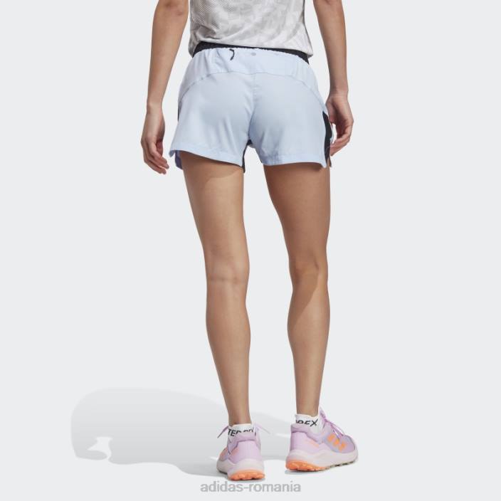 Adidas pantaloni scurți de alergare terrex albastru zori femei zori albastre 2JBN9901