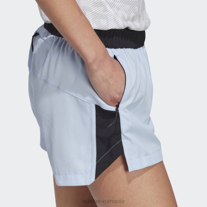 Adidas pantaloni scurți de alergare terrex albastru zori femei zori albastre 2JBN9901