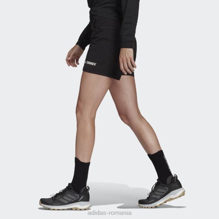 Adidas pantaloni scurți de drumeție negri terrex zupahike femei negru 2JBN16775