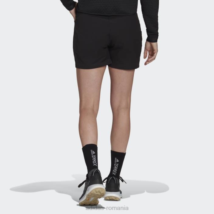 Adidas pantaloni scurți de drumeție negri terrex zupahike femei negru 2JBN16775