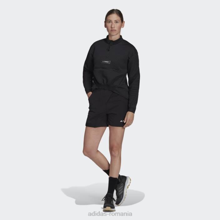 Adidas pantaloni scurți de drumeție negri terrex zupahike femei negru 2JBN16775