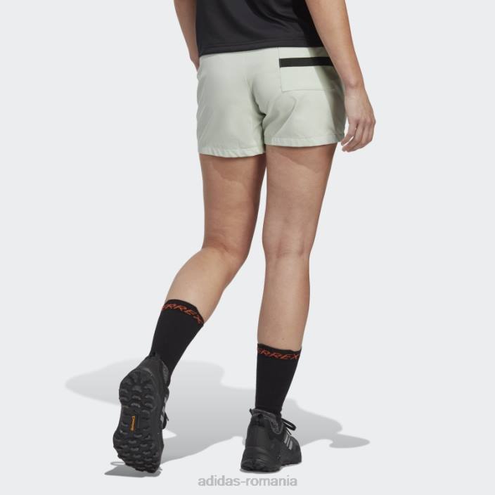 Adidas pantaloni scurți de drumeție terrex liteflex verzi adidas femei verde 2JBN10161