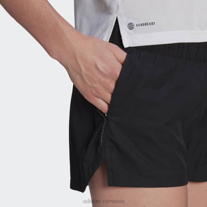 Adidas pantaloni scurți negri terrex trail running femei negru 2JBN16865