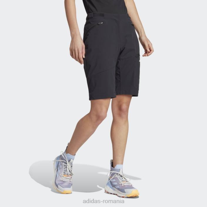 Adidas pantaloni scurți terrex xperior negri femei negru 2JBN17011