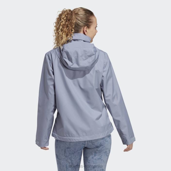 Adidas silver violet terrex multi rain.rdy jacheta de ploaie 2 straturi femei violet argintiu 2JBN9994