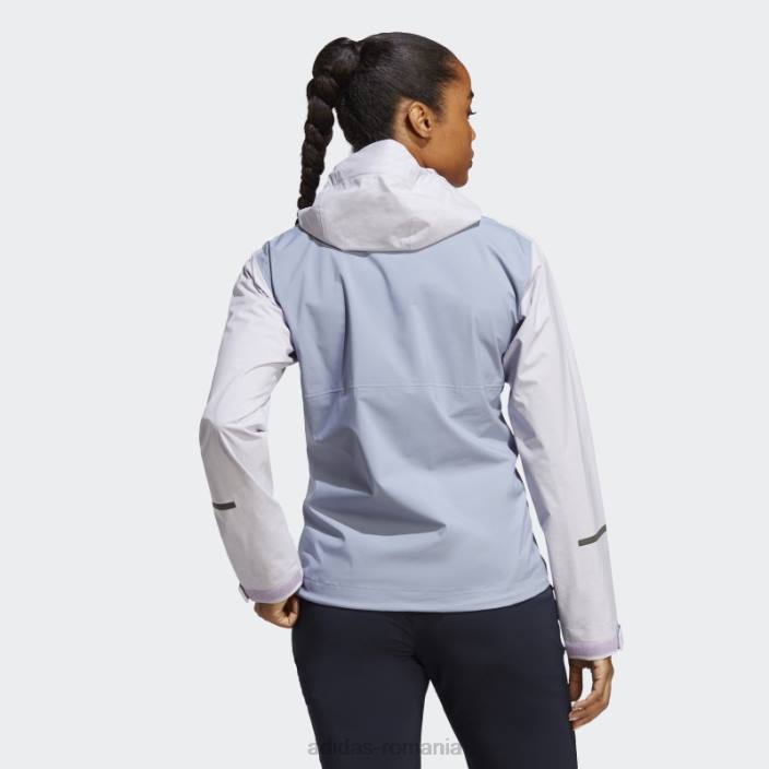 Adidas terrex multi rain.rdy jacheta de ploaie 2,5 straturi argintiu zori femei zori argintii 2JBN17047