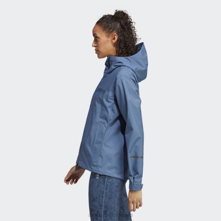Adidas terrex multi rain.rdy jacheta de ploaie 2,5 straturi otel femei oţel 2JBN17258