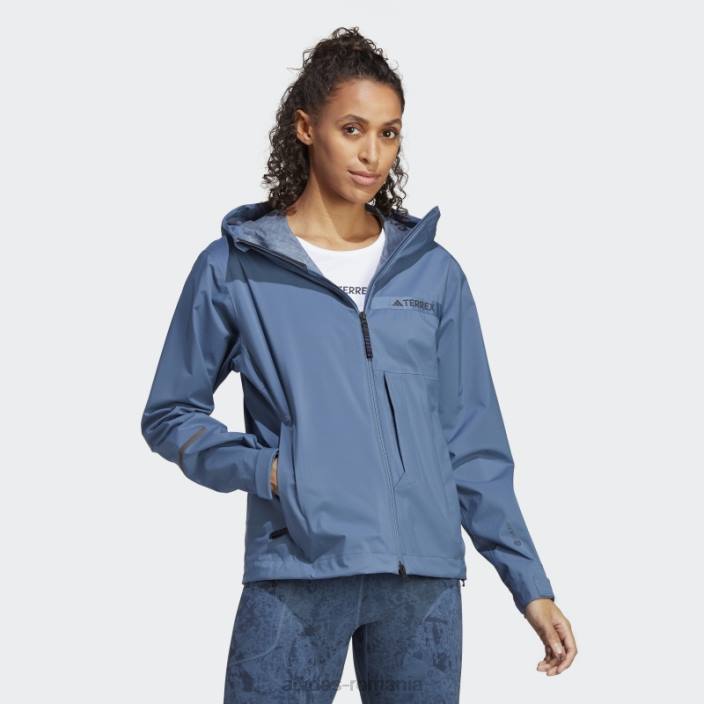 Adidas terrex multi rain.rdy jacheta de ploaie 2,5 straturi otel femei oţel 2JBN17258