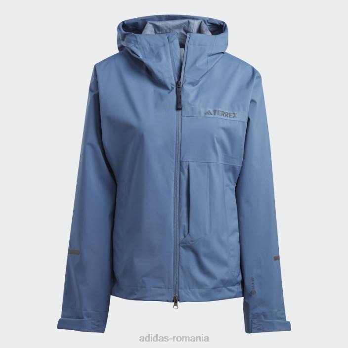 Adidas terrex multi rain.rdy jacheta de ploaie 2,5 straturi otel femei oţel 2JBN17258