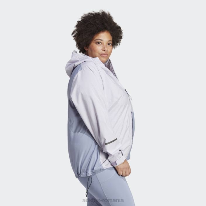 Adidas terrex multi rain.rdy jacheta de ploaie 2.5 straturi (plus size) silver dawn adidas femei zori argintii 2JBN16992
