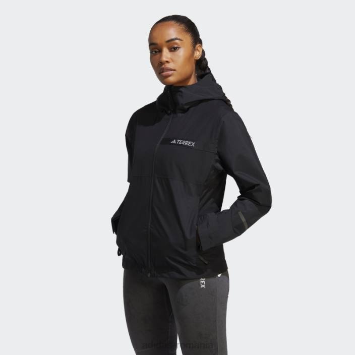 Adidas terrex multi rain.rdy jacheta de ploaie 2 straturi 2 neagra femei negru 2JBN16838