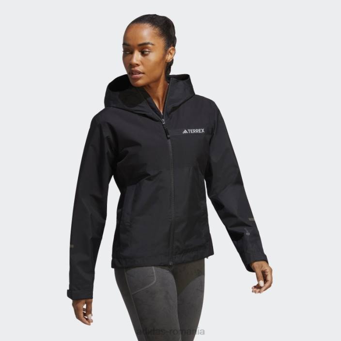 Adidas terrex multi rain.rdy jacheta de ploaie 2 straturi 2 neagra femei negru 2JBN16838