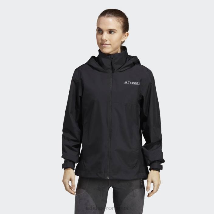 Adidas terrex multi rain.rdy jacheta de ploaie 2 straturi neagra adidas femei negru 2JBN9948