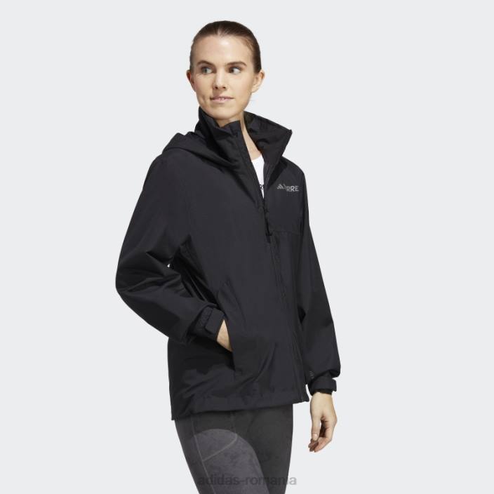 Adidas terrex multi rain.rdy jacheta de ploaie 2 straturi neagra adidas femei negru 2JBN9948