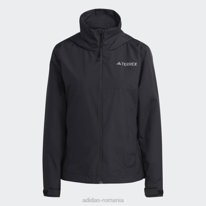Adidas terrex multi rain.rdy jacheta de ploaie 2 straturi neagra adidas femei negru 2JBN9948