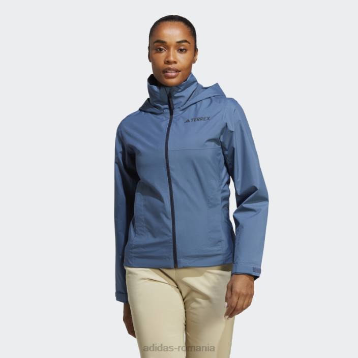 Adidas terrex multi rain.rdy jacheta de ploaie 2 straturi otel femei oţel 2JBN17198