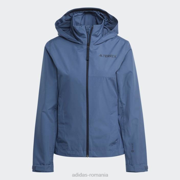 Adidas terrex multi rain.rdy jacheta de ploaie 2 straturi otel femei oţel 2JBN17198