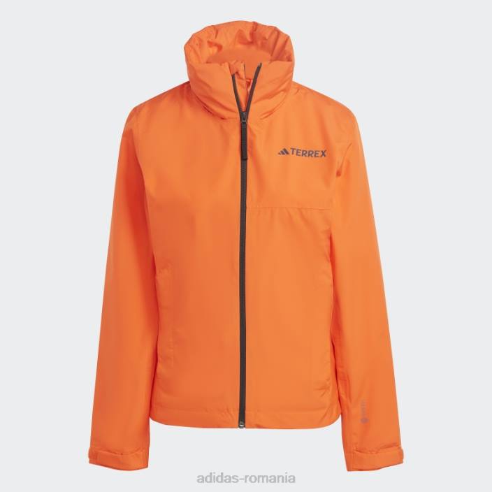 Adidas terrex multi rain.rdy jacheta de ploaie 2 straturi portocaliu femei portocale 2JBN16963