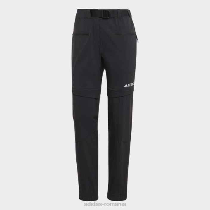 Adidas terrex utilitas pantaloni de drumeție cu fermoar negri adidas femei negru 2JBN9984