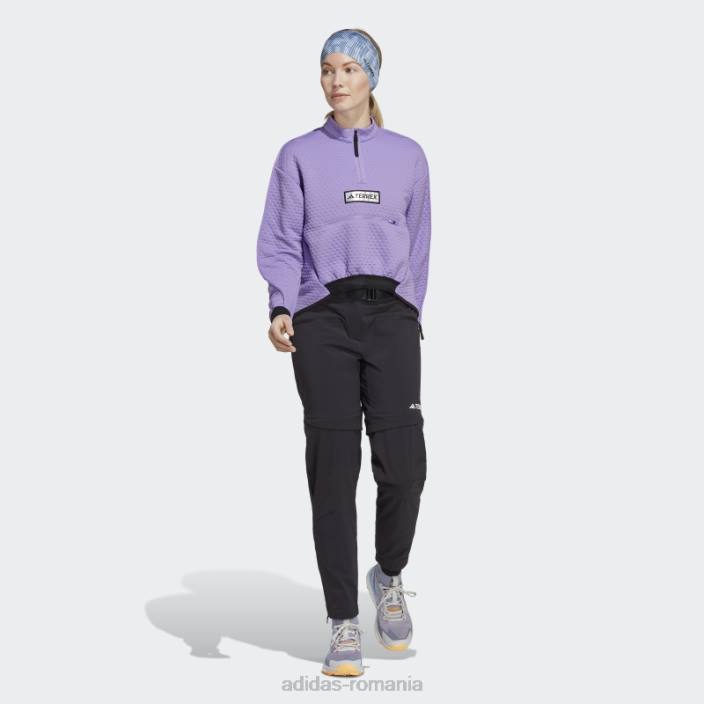 Adidas terrex utilitas pantaloni de drumeție cu fermoar negri adidas femei negru 2JBN9984