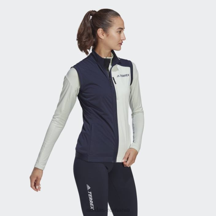 Adidas terrex xperior schi fond vesta soft shell verde elegant femei cerneală/verde 2JBN17294
