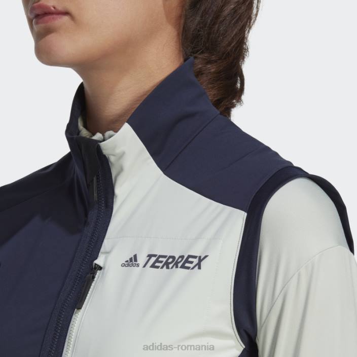 Adidas terrex xperior schi fond vesta soft shell verde elegant femei cerneală/verde 2JBN17294