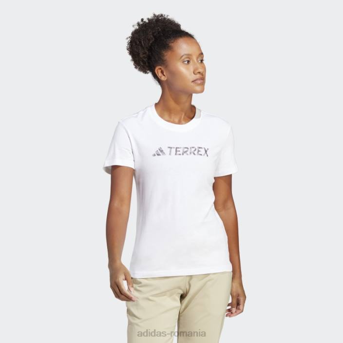 Adidas tricou cu logo terrex clasic alb adidas femei alb 2JBN17394