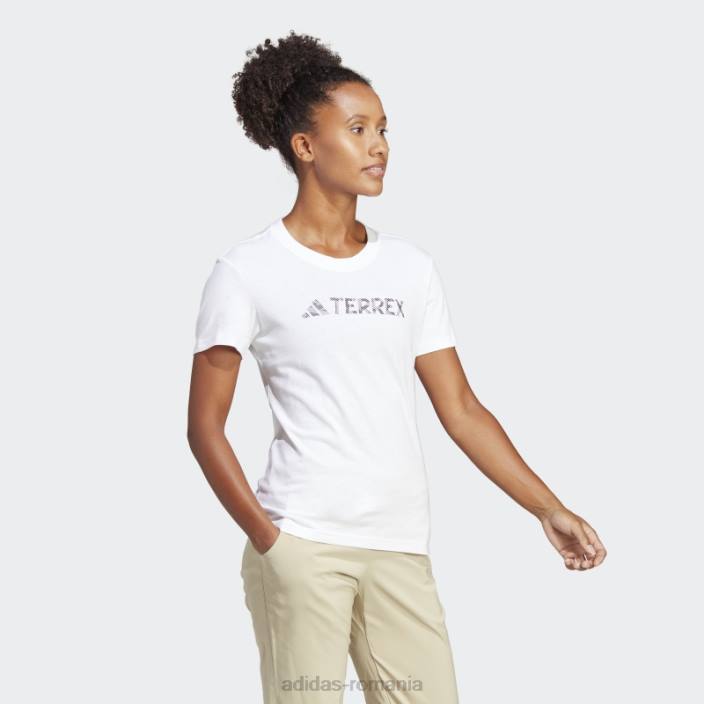 Adidas tricou cu logo terrex clasic alb adidas femei alb 2JBN17394