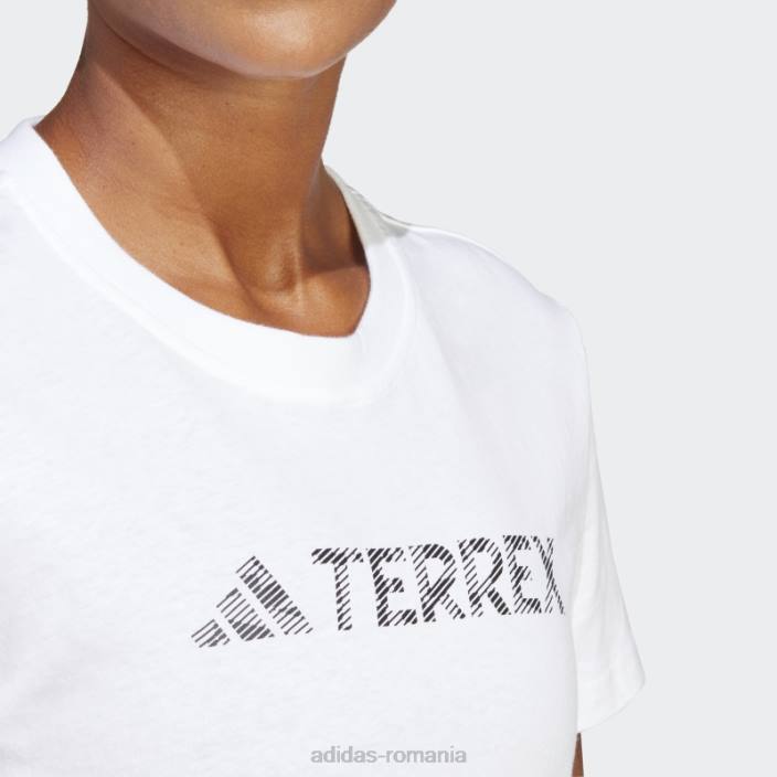 Adidas tricou cu logo terrex clasic alb adidas femei alb 2JBN17394