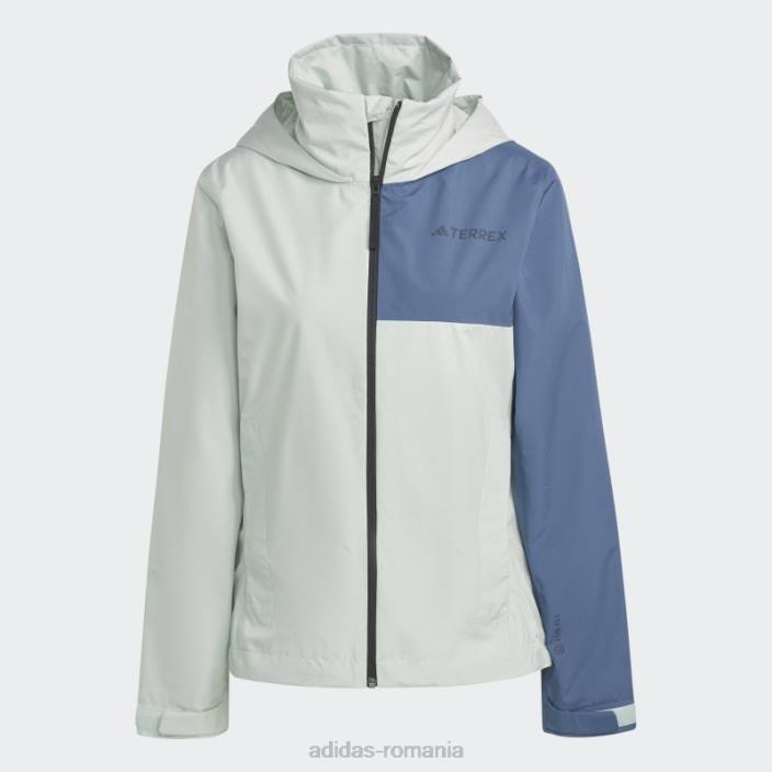 Adidas verde terrex multi rain.rdy jacheta de ploaie 2 straturi adidas femei verde 2JBN10023