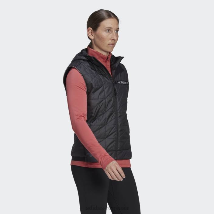 Adidas vestă neagră elegantă cu izolație multiplă adidas femei negru 2JBN10239