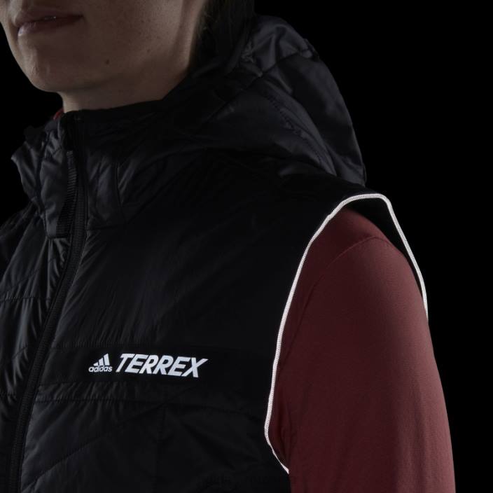 Adidas vestă neagră elegantă cu izolație multiplă adidas femei negru 2JBN10239