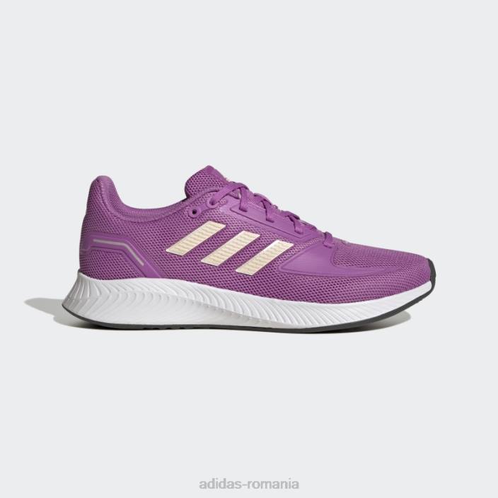 Adidas Run Falcon 2.0 pantofi lila adidas femei liliac/portocaliu/alb 2JBN2202