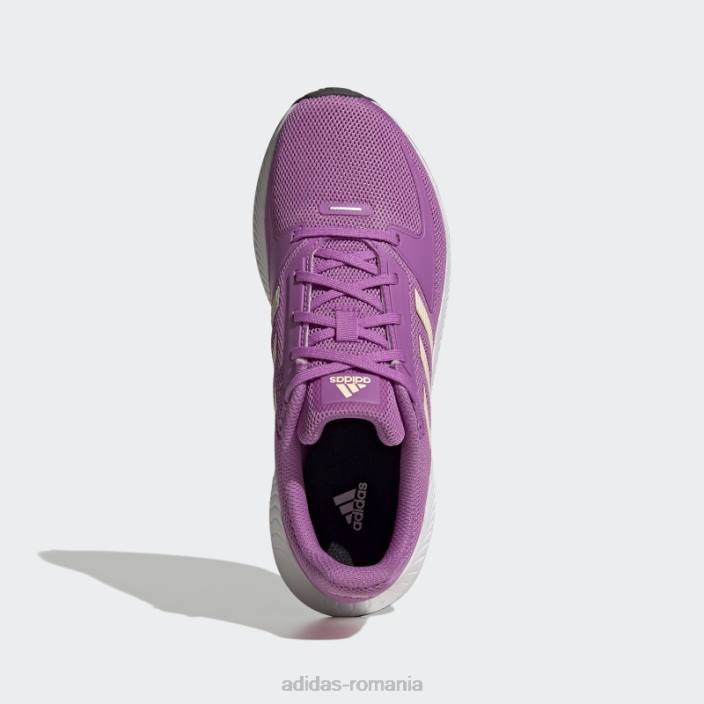 Adidas Run Falcon 2.0 pantofi lila adidas femei liliac/portocaliu/alb 2JBN2202
