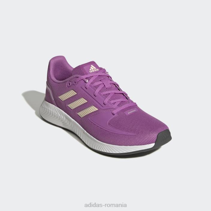 Adidas Run Falcon 2.0 pantofi lila adidas femei liliac/portocaliu/alb 2JBN2202